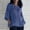 Blue summer tops, variant on Wycnly Summer Tops for Women 2024 Trendy Summer Shirts Womens Summer 3/4 Sleeve Tops Breathable Soft Cotton Linen Tshirts Ladies Casual Solid Round Neck Plus Size Loose Blouses