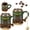 2PCS, variant on Irish Pub Beer Mug 3D Resin Stainless Steel Lined 10oz for Home Bar