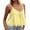 Yellow, variant on Women Spaghetti Strap Cropped Camisole Trendy Sleeveless Lace Cami Tank Tops Trendy Deep V Neck Summer Sling Going out Shirts Tops Yellow L