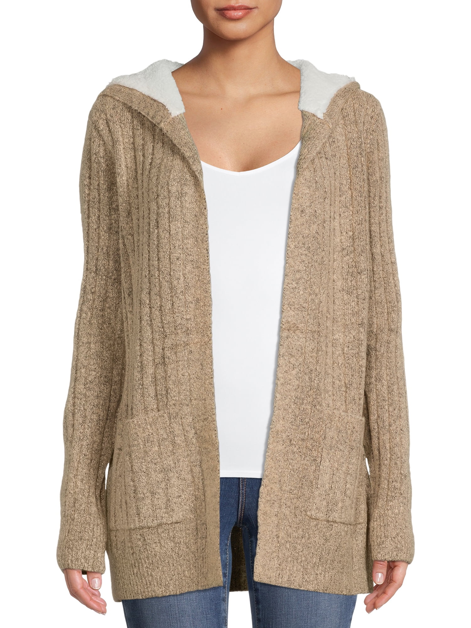 Faux Sherpa Cardigan Sweater 