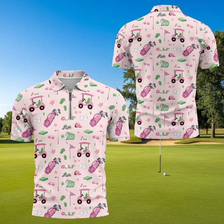 Aplkyhs Matching Couple Golf Shirts His and Hers Golf Shirts