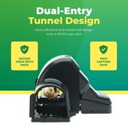 Rat Traps Indoor and Outdoor - Dual-Entry Large Rat Trap Outdoor and Indoor for Home, Garden and Restaurant with 99.9% Trap Rate Easy to Use Rodent Traps with Safe Hands Free Design - UCatch