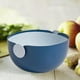 thumbnail image 4 of Escurridor de frutas, colador, utensilios de cocina, almacenamiento de alimentos de doble capa desmontable Azul, 4 of 7