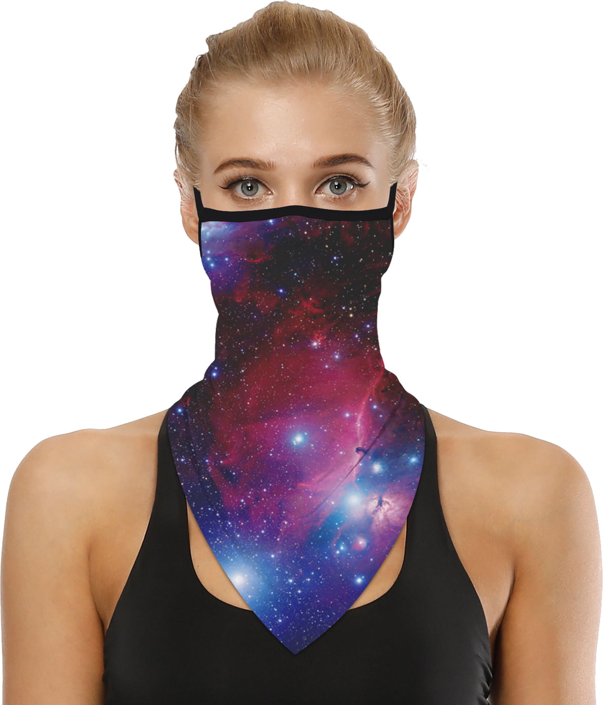 Details about   Balaclava Neck Tube Scarf Bandana Mouth Face Cover Neck Gaiter Ear Loop Headwear 