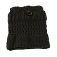 thumbnail image 2 of Leg Warmers for Women TeqHome Women Winter Crochet Knit Acrylic Fibers Leg Warmers Boot Cuffs Short Leg Warmers Gifts Dark Grey, 2 of 8