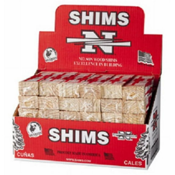 Nelson Wood Shims PSH8-12-65 Shim 8 In. Pine Diy Bundle Pack Of 36