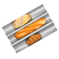 thumbnail image 4 of Spptty Non‑Stick Multi‑Grooves Waves French Bread Pan Baguette Baking Cooking Tray Mold Kitchen Tool, 4 of 8