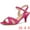 Hot Pink, variant on Unique Bargains Women's Cross Straps Kitten Heel Ankle Strap Sandals Hot Pink US 10