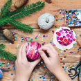 thumbnail image 3 of Sequins Crafts, 24 Colors 5mm 21600 Pieces Sequins Compatible with Crafts with Box, Colorful Sequins Compatible with DIY, Making Wedding Decoration, 3 of 5