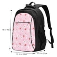 thumbnail image 5 of Vsdgher Hand Drawn Strawberry Print Travel Laptop Backpack, Laptops Backpack with USB Charging Port, Water Resistant Computer Bag Gift for Men & Women, 5 of 7