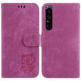 thumbnail image 2 of Compatible with Sony Xperia 1 IV Embossed Cute Tiger Flip Folio Wallet Case Card Pocket Holder Cover, 2 of 5