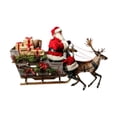 thumbnail image 1 of Decoración de pared de alce de Papá Noel Gloria Calcomanía de interruptor extraíble PVC, 1 of 9