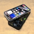 thumbnail image 5 of Art Graffiti Wireless Charging MagSafe Phone Case for iPhone 14 15pro max 15 13 Pro 12 Frosted Watercolor Hard Acrylic Cover (WHITE,for iphone14Plus(6.7inch)), 5 of 6