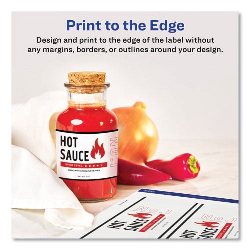 Durable Water-Resistant Wraparound Labels W/ Sure Feed, 3 1/4 X 7 3/4, 16/pk | Bundle of 10 Packs