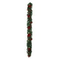 thumbnail image 6 of Taicans 8.8FT Norfolk Pine Flocked Christmas Garland with Red Flower,Realistic Evergreen Holiday Garland with Pine Cones & Berries,Premium Indoor/Outdoor Xmas Decor for Mantel,Staircase,Fireplace,Wall, 6 of 6