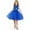 Blue, variant on WMQPNNS Flower Girl Dress Sparkling Bowknot A Line Tutu Dress Elegant Party Ball Gowns Pageant Formal Dress Girls Fashion, Dress for Age 8-9 Years, Red