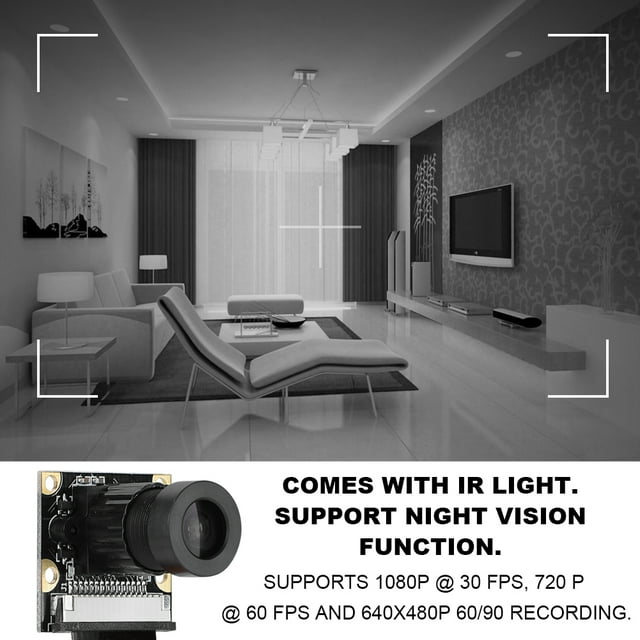 Camera, Stable 1080P 1/4 Inch Wide Angle Camera, For Computer Notebook PC Laptop Desktop