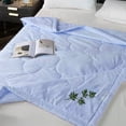 thumbnail image 7 of AZXY Chinese Mugwort Summer Quilt, Queen Size Lightweight Air Conditioner Quilt, Breathable Insect Repellent Bedspread for Bedroom Travel Use, 7 of 7