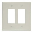 thumbnail image 1 of 88602  Decora Oversized Designer Gfci Wallplate  2-Gang  White, 1 of 1