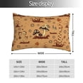 thumbnail image 2 of Honeii Brown Mushrooms Print Pillow Cases,Plush Throw Pillow Covers,Decorative Pillowcase for Sofa, Couch, Living Room-14"x20", 2 of 6
