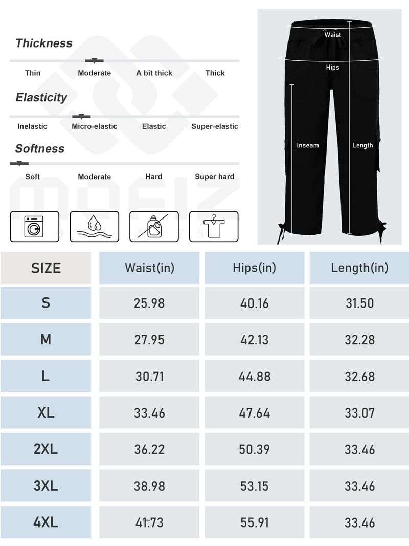 MoFiz Women's Cargo Carpi Pants for Hiking, Outdoor Sports