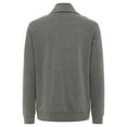 thumbnail image 3 of Unisex Sportiqe Heather Gray Golden State Warriors Henshaw Long Sleeve Full-Button Cardigan Sweater, 3 of 3
