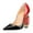 Black Red, variant on FSJ Women Bridal Pointed Toe Chunky High Heel Crystal Pumps Slip on Wedding Thick Comfort Wear Shoes Size 12 Black Red