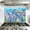 Color 2, variant on Kitchen Backsplash Peel and Stick Wall Murals Sea Turtle Bathroom Teal Beach Theme Turtle Underwater Scene Removable Mural 35.4"W x 23.6"H, Oil Proof Vinyl Wallpaper for Fireplace & Behind Stove