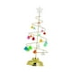 thumbnail image 2 of Árbol de Navidad con adorno de estrella brillante, funciona con pilas, acrílico y metal. 26 cm alto, 2 of 7
