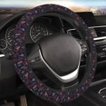 thumbnail image 5 of Xecao Thanksgiving patten Stretch Elastic Steering Wheel Cover, fits all vehicles, 15-inch diameter, 5 of 6
