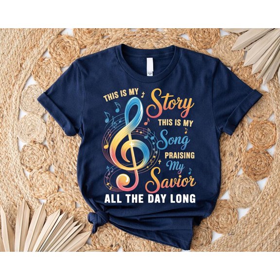 Christian Hymn T-Shirt: This Is My Story, Faith Based Worship Tee All Size S-5Xl
