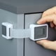 thumbnail image 4 of Nueva versión de cerraduras de seguridad para niños, paquete de 10. Gabinetes a prueba de bebés, cajones con longitud de correa fácil de ajustar, opción de doble cerradura, pestillo más fáci, 4 of 5