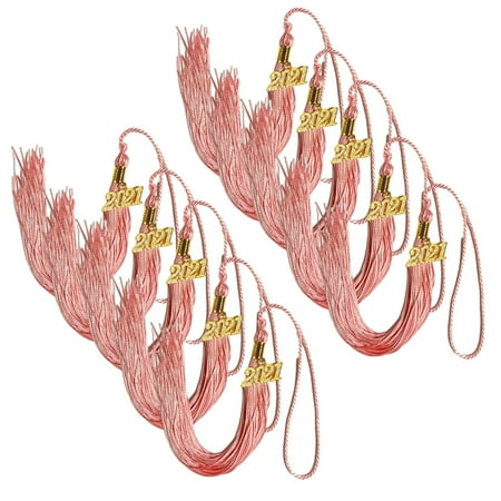 

School Supplies Office Accessories Academic Grade Graduation Tassels With 2021 Gold Pendants Graduation Grade Tassels Pink