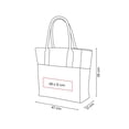 thumbnail image 5 of Paquete 40 piezas Bolsa de yute con interior laminado beige 47 x 36 x 12, 5 of 5