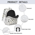 thumbnail image 4 of Cute Animal Dogs Backpack for School,Cute School Bag,Schoolbag with Adjustable Shoulder Straps & Padded Back,15"x11.42"x5.5", 4 of 6