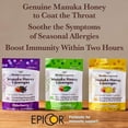thumbnail image 6 of Wedderspoon Manuka Honey Immunity Lozenges Plus Epicor, Vitamin C and Zinc, Elderberry, 18 Count, 6 of 6