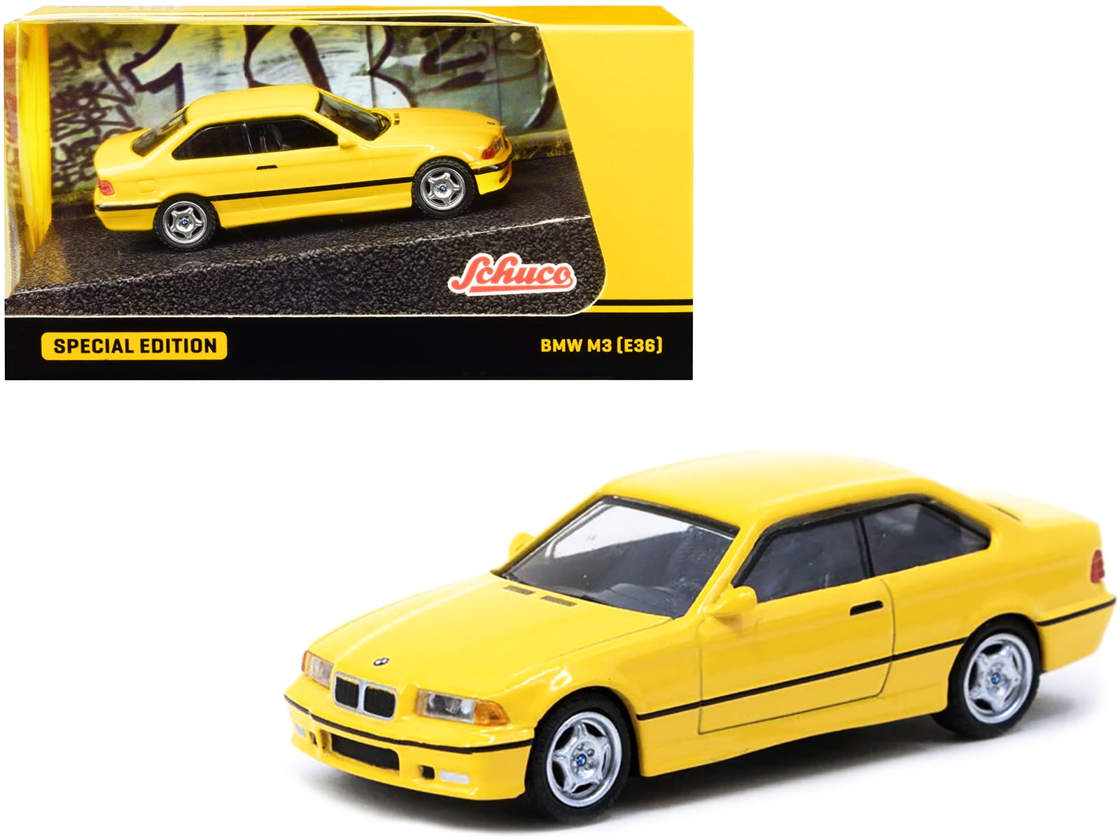 Tarmac T64S-011-YL BMW M3 (E36) gelb Special Edition 1:64