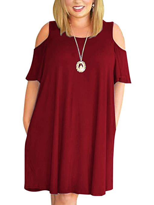 plus size swing dress with pockets