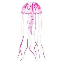 VerPetridure Fish Tank Fluorescent Glowing Beauty Artificial Fake Jellyfish Ornament Aquarium