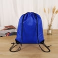 thumbnail image 4 of UDIYO 12 Colors Optional Drawstring Backpack Bags Sack Pack Tote Sport Storage Polyester Bag for Gym Traveling, 4 of 6