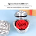 thumbnail image 4 of Naiovety Regalo único de primera calidad, rosa de flores preservada hecha a mano para ocasiones especiales, elegante y delicada Decoración del hogar Colores variados, 4 of 6