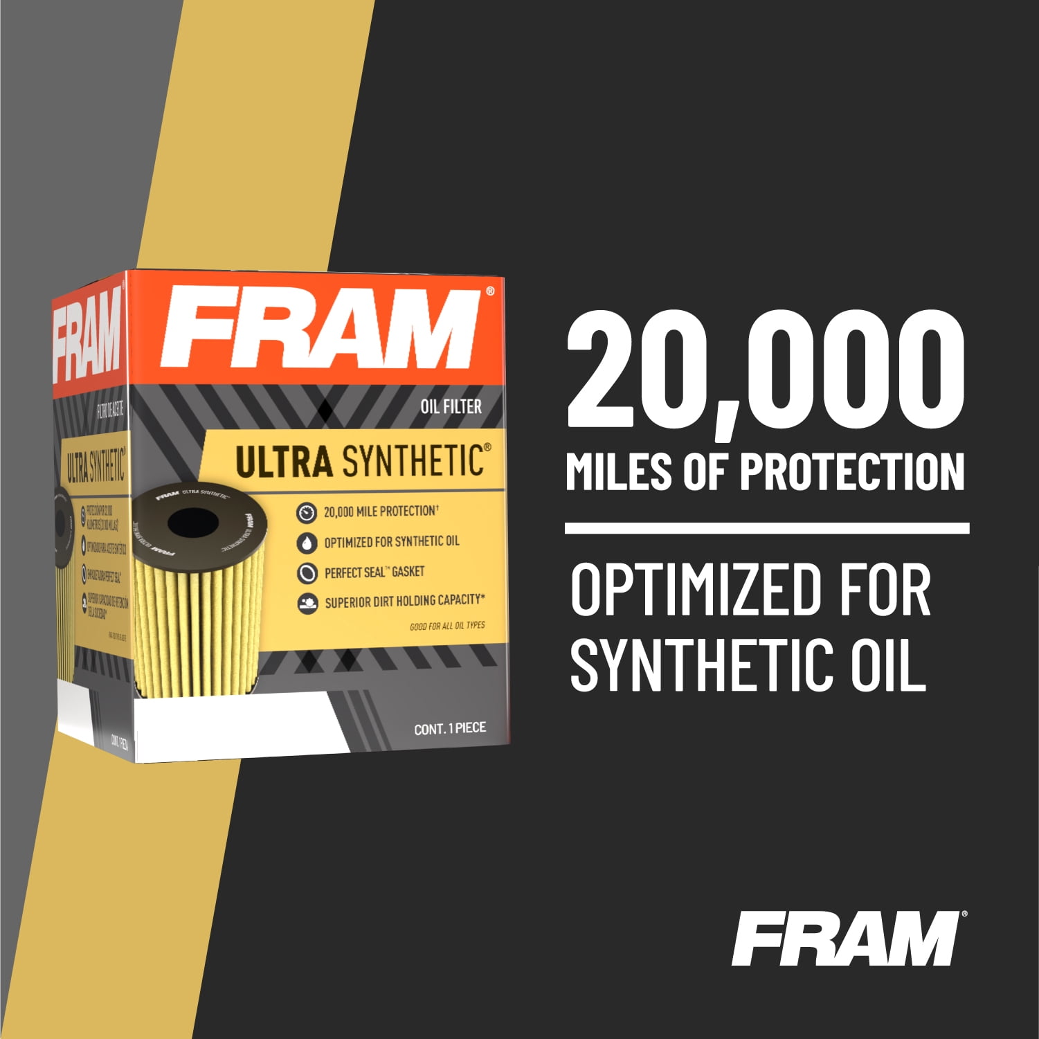 FRAM Ultra Synthetic Oil Filter XG11473 for Infiniti, Mercedes