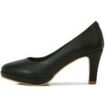thumbnail image 3 of kkdom Women High Heels Pumps Round Toe Classic Platform Pump Black Size 4.5, 3 of 7