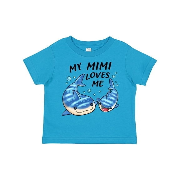 Inktastic My Mimi Loves Me Whale Shark Boys or Girls Toddler T-Shirt