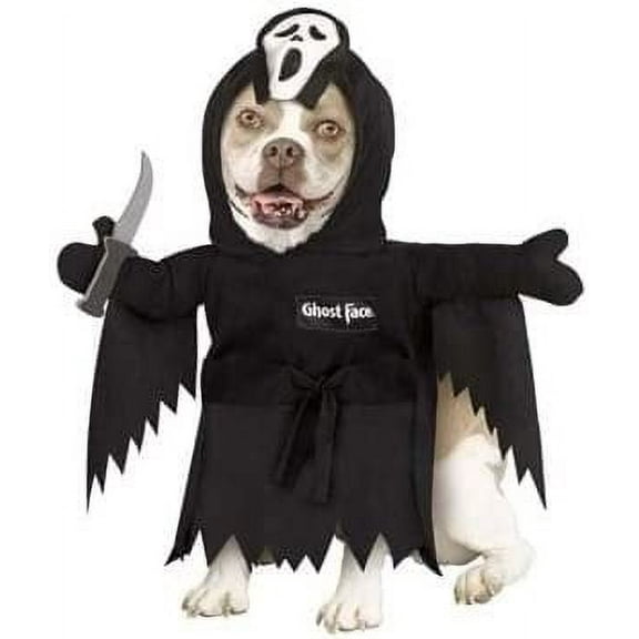 Morris Costumes FW98068L 29-44 lbs Ghost Face Pet Costume with Mask - Large