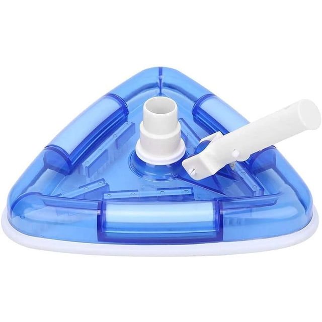 Pool Vacuum Head For Fiberglass And Vinyl Pools, See-Thru Design For Enhanced Visibility, Easy Corner Cleaning With Swivel Adapter (1)
