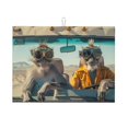 thumbnail image 1 of Balery Desert Monkeys Drive Alfombrilla de Secado para Cocina, 18x24 Pulgadas, Súper Absorbente para Platos y Encimeras, 1 of 7