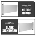 thumbnail image 5 of OUNONA Office Door Name Plate Wall Sign Aluminum Alloy White 1Pcs, 5 of 7
