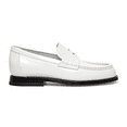 thumbnail image 5 of CMR CHAMARIPA Women's Elevator With Hidden Heel Shoes-White Leather Penny Loafers 6 CM / 2.36 Inches, 5 of 5