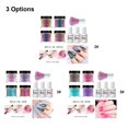 thumbnail image 4 of Kit de polvo para uñas con 6 colores vibrantes, base, top coat y activador - ¡Haz tus uñas en casa!, 4 of 7